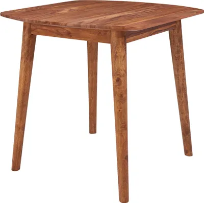 Produktbild von Esszimmertisch WL5.571 Sheesham 80x78x80 cm Massivholz Tisch | Designer Küchentisch Holz | Massivher Holztisch Rustikal | Speisetisch Massives Echt-Holz Modern
