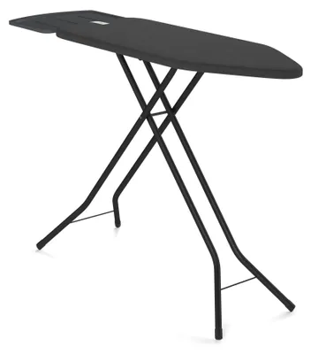 Produktbild von Wasophoogte® bügelbrett – Extra breites Bügelbrett für Dampfgenerator – 124x44 cm – Robust und stabil – Höhenverstellbar – s Bügelerlebnis – Farbe: Dust Grey