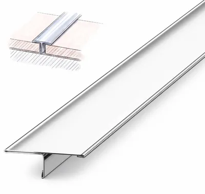 Produktbild von Dalsys Fliesenschiene T Profil 2,5m x 25mm Edelstahl V2A poliert