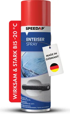 Produktbild von SPEEDAP Scheibenenteiser Spray 500ml | Das ideale Auto Zubehör für den Winter | Schützt erheblich vor Wiedervereisung | zuverlässiges Sprühverhalten | Wirksamkeit bis -20°C