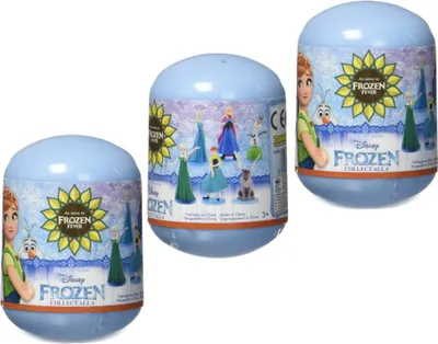 Produktbild von Disney FROZEN FEVER Capsules Actionfigur - 3 Kapseln - NEU &