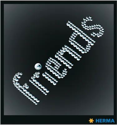 Produktbild von Herma FASHIONLine Crystal Sticker Friends