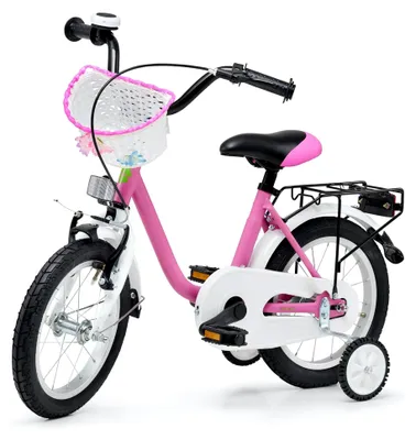 Produktbild von Kinderfahrrad 14 Zoll in Matt Pink für Mädchen ab 3 Jahren