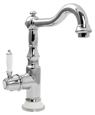 Produktbild von Küchenarmatur Retro-Design verchromt schwenkbarer Auslauf Höhe 27,6 cm Ausladung 19,2 cm