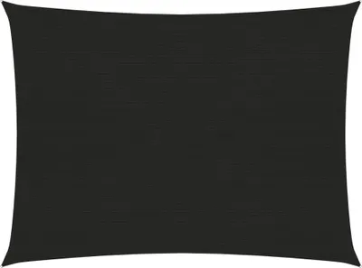 Produktbild von Sonnensegel 160 g/m² Schwarz 2x3,5 m HDPE