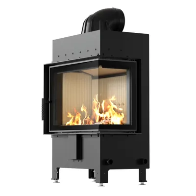 Immagine prodotto di Inserto camino in acciaio KRATKI LUCY destro 12 kW Ø 200