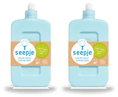 Produktbild von 2 x Seepje Afwasmittel - Tintelfrische Limetten-Duft - 500 ml - Vorteilspackung - 2 Stücke
