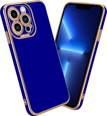 Image de Cadorabo Housse pour Apple iPhone 13 PRO Housse de protection en bleu Etui Housse pour portable Cover Case TPU Protection pour appareil photo