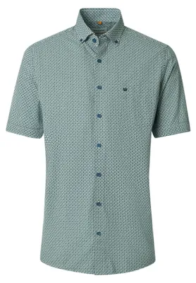 Produktbild von Redmond - Comfort Fit - Herren Freizeithemd Kurzarm (261425999), Größe:3XL, Farbe:Grün(600)