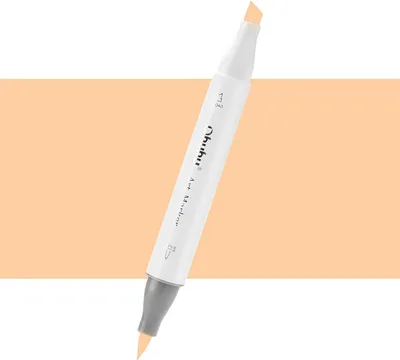 Zdjęcie produktu dla OHUHU dwustronny marker alkoholowy Brush & Chisel, Y130 Mustard
