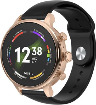 Produktbild von Strap-it Fossil Gen 6 (42mm) Sportarmband (Schwarz)
