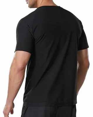 Sauna Schwitzshirt für Gewichtsverlust – Wärmeabsorbierendes T-Shirt für Männer – Neopren Trainer Korsett Taille Body Shaper