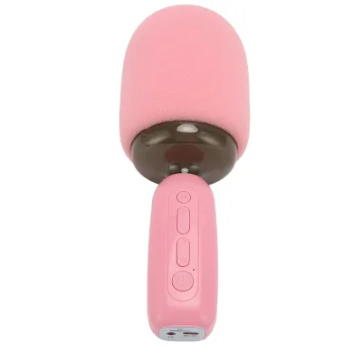 Zdjęcie produktu dla Mikrofon do karaoke, mikrofon do śpiewania, ręczny mikrofon do karaoke, mikrofon do śpiewania Bluetooth, przenośny mikrofon ręczny, bezprzewodowy mikrofon do śpiewania Bluetooth