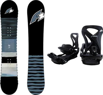 Produktbild von F2 Set Snowboard Reverse Blau 157cm + Sonic Pro Bindung L