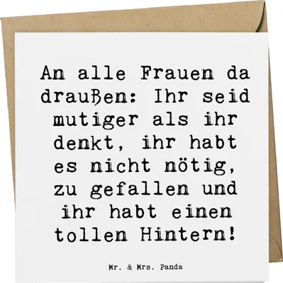 Produktbild von Mr. & Mrs. Panda Grußkarte Spruch Mut und Hoffnung - Weiß - Geschenk, Inspiration, Klappkarte, Selbstliebe, Zitat, Zuversicht, anlasskarte, Gefühl, Motivation, Stimmung