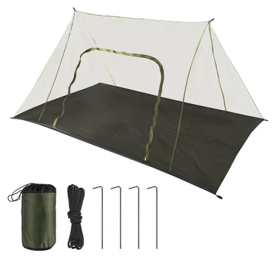 Image de Grande tente de camping avec moustiquaire intégrée et conception étanche