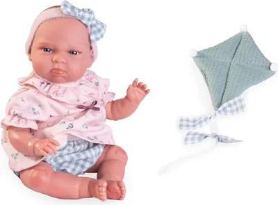 Produktbild von Antonio Juan 82307 Mein kleiner wiedergeborener Tofi - realistisches Puppenbaby mit weichem Stoffkörper - 33 C.