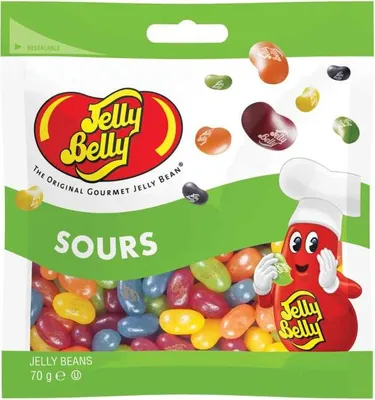 Produktbild von Jelly Belly 5 Sorten Sours Mix 70g