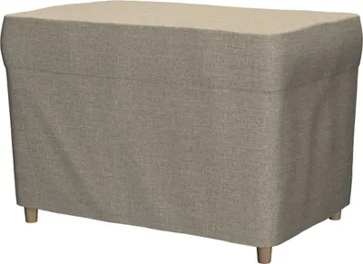 Produktbild von Dekoria Bezug für Fußhocker Strandmon, beige- grau,