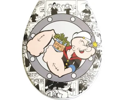 Produktbild von WC-Sitz ADOB Cortina Popeye leicht abnehmbar mit Absenkautomatik