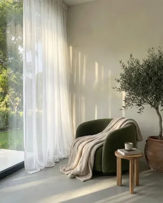 Produktbild von Gardine Aura Voile Transparent HOOMstyle 140x270cm - Kräuselband - Weiß