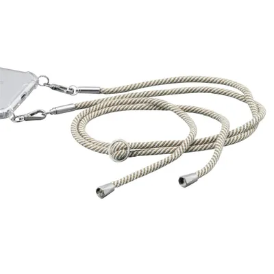 Immagine prodotto di Cinghia a tracolla Hama, cordoncino, marrone/bianco