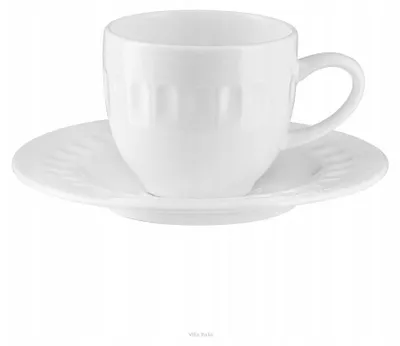 Produktbild von Villa Italia Mesyna White Espresso-Tasse mit Untertasse 100 ml