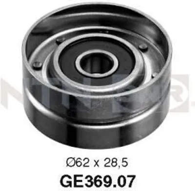 Produktbild von SNR GE369.07 Umlenkrolle Zahnriemen für TOYOTA COROLLA Liftback (E11) COROLLA Compact (E11) Avensis Kombi (T22) COROLLA Compact (E10) AVENSIS (T22)