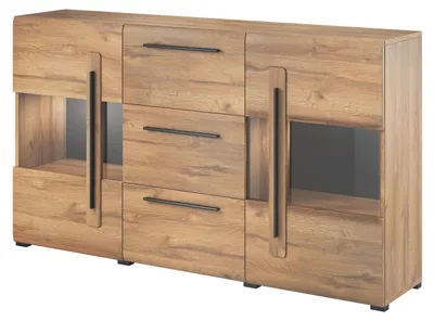 Produktbild von Sideboard Tulsa Kommode 180x39x103cm MDF Eiche Grandson 2-türig