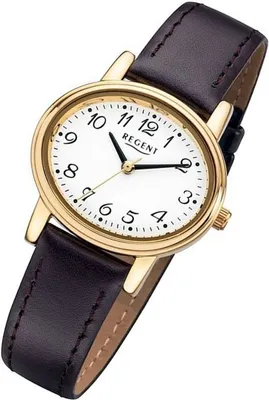 Produktbild von Regent Damenuhr mit Lederarmband F-577