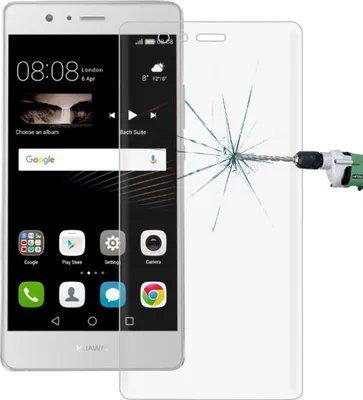 Produktbild von Huawei P9 3D Panzer Glas Folie Display 9H Schutzfolie Hüllen Case Transparent