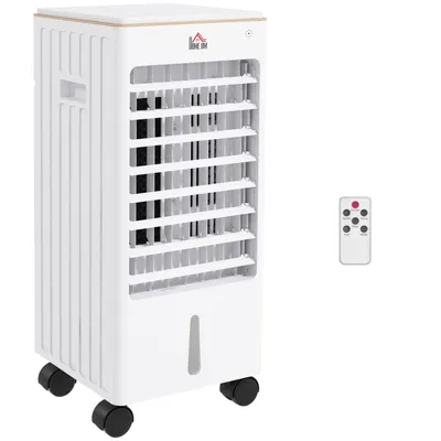 Produktbild von Tragbares Klimagerät,3 in 1 Klimaanlage mit Luftbefeuchtung,3 Modi und Timerfunktion,65W,mobil mit Rollen und Tragegriff,ABS