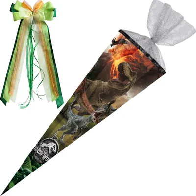 Produktbild von Nestler Schultüte Jurassic World 85 cm mit Schleife