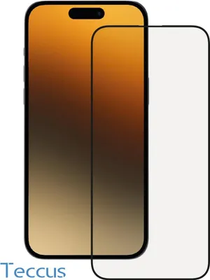 Produktbild von Teccus FullScreen Displayschutzglas für iPhone 15 Pro Max, 2 Stück (63998)