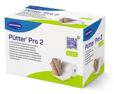 Produktbild von Hartmann PütterPro 2 Kompressionsbinde 10 cm | Packung (12 Stück)