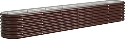 Immagine prodotto di Letto rialzato Acciaio verniciato a polvere 260x40x36 cm Marrone