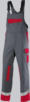 Produktbild von BP Multinorm Latzhose 2434-820 Gr. 60 dunkelgrau/rot
