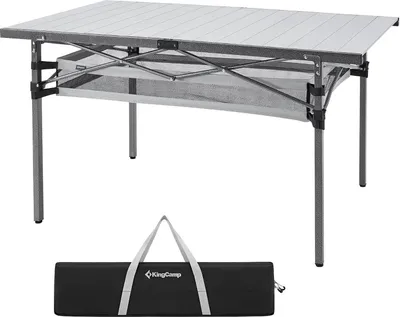Image de KingCamp Table de camping pliante en aluminium Table de camping pliante 80kg
