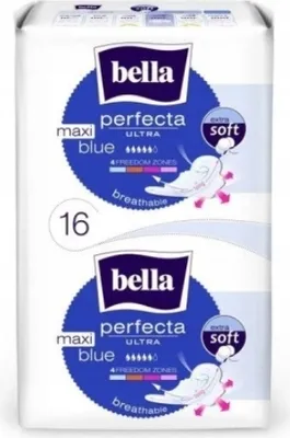 Zdjęcie produktu dla Podpaski BELLA Perfecta Ultra Maxi Blue 16 szt.