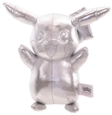 Zdjęcie produktu dla Pluszowa figurka Pokemon - Pikachu Anniversary Select (srebrny, 30 cm) przytulanka miękka pluszowa zabawka
