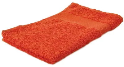 Productafbeelding van Arowell Gastendoek Gastenhanddoek 50 x 30 cm - 500 Gram - Oranje (1 stuks)