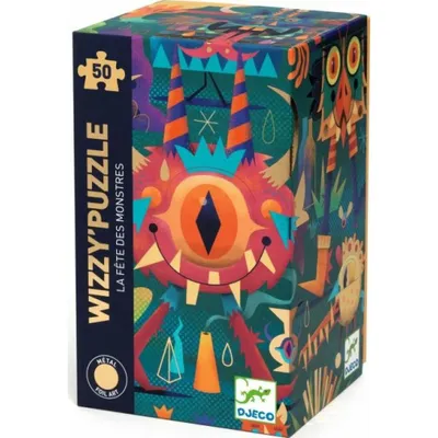 Immagine prodotto di DJECO Puzzle metallizzato per la festa dei mostri 50 pezzi