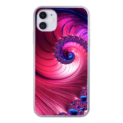 Produktbild von MuchoWow® Handyhülle Schutzhülle Hülle für iPhone 11 Spirale - Abstrakt - Farben Silikon Softcase Handy Hülle - Handytasche