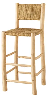 Produktbild von Barhocker Holz Rückenlehne ausgerichtet
