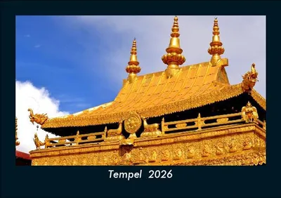 Produktbild von Tempel 2026 Fotokalender - Querformat DIN A5, Monatskalender mit Bild-Motiven aus Industrie, Architektur, Wirtschaft und Unternehmen