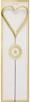 Produktbild von Wondercandle Herz gold