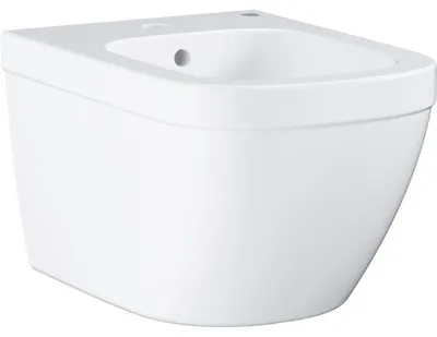 Immagine prodotto di Grohe Euro Keramik Wandbidet, Ü berlauf, 1 Hahnloch, Wandmontage, Befestigungsset