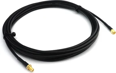 Obrázek produktu pro SMA samec na SMA samici RG58 koaxiální kabel 15m - prodlužovací nízkoztrátový anténní kabel 50ohm - pro WiFi RF anténu GSM LTE 4G 5G 6G router zesilovač signálu Lora Ham CB radio