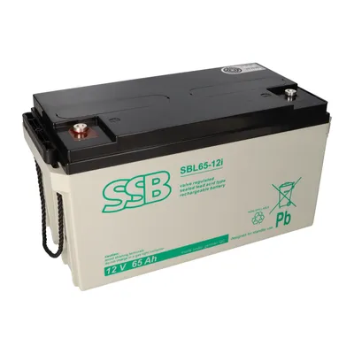 Image de Batterie au plomb SSB SBL 65-12i AGM Batterie M6 à visser - 12V 65Ah