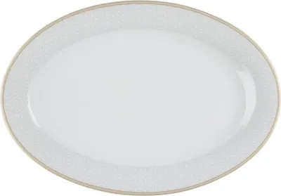 Produktbild von Ritzenhoff und Breker Serie Geo Platte 32cm weiß oval 1 Stück